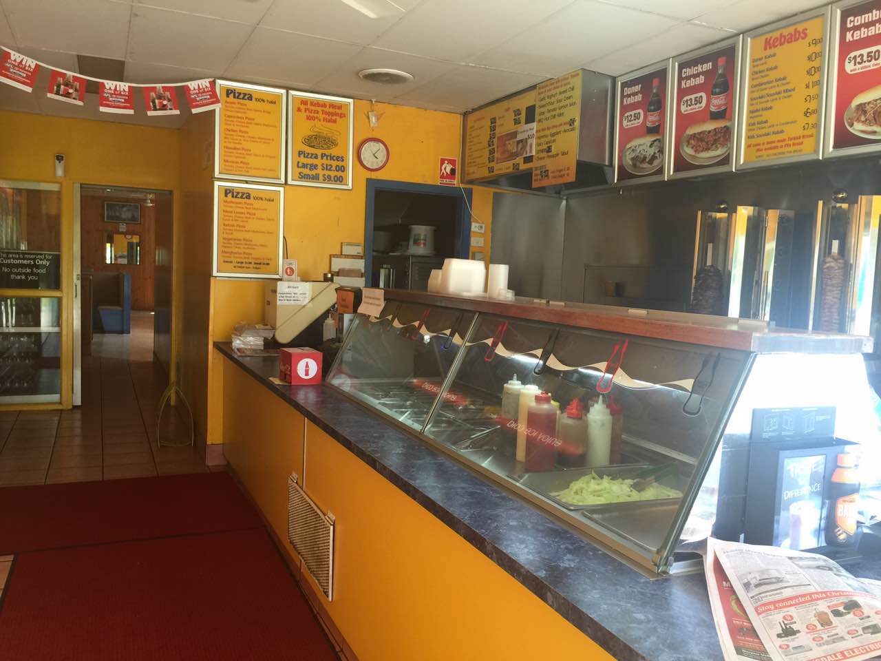 Pizza / Kebab店出售--参考出售价14万澳元
